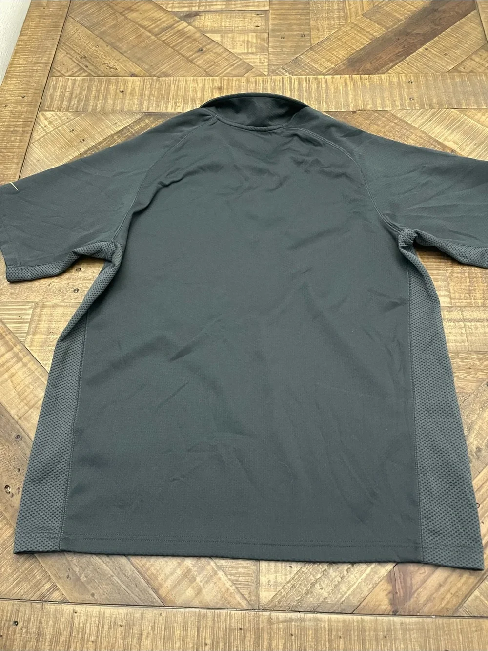Nike St. Louis Rams Rich Snead gray & black quarter zip polo shirt